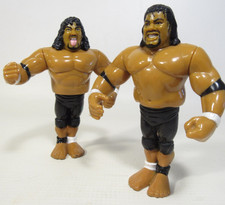 Hasbro WWF Headshrinkers Fatu Samu Series 10 Tag-Team Figures
