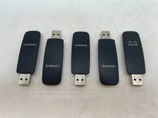 LOT OF 5 Linksys Cisco AE1200 Wireless USB Adapters FREE S/H