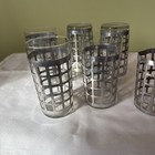 Vintage MCM Drinking Glasses w/ Removable Aluminum Sleeves Juice Rare Set Of 5 — photo 7