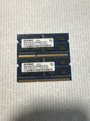 8GB (2x4GB) Elpida DDR3 PC3-10600S SO-DIMM Laptop RAM 2Rx8