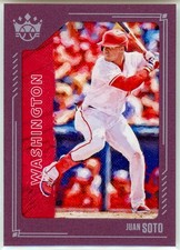 2021 Panini Diamond Kings Plum Frame Juan Soto