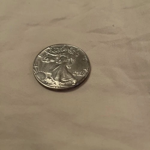 1987  Walking  Liberty American Eagle -1oz Fine Silver-Brilliant One Dollar Coin