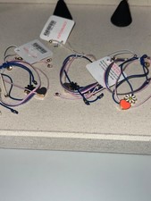 Three Sets of J. CREW Crewcuts Adjustable Cord Friendship Bracelets w/ Charms