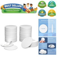 50 Pieces NFC Tags NTAG215 NFC 215 Tags Blank NFC Coins White NFC Stickers Ca...