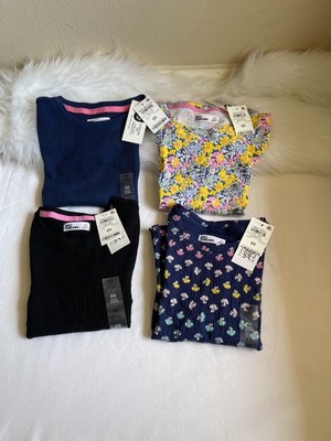 Epic Threads  Little Girls Set of 4  Tees Size 6X. Different Styles NWT.