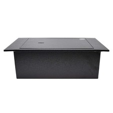 Yale YALYFS Floor Safe, 130 x 390 x 350 mm, Mechanical Lock, 6 39 cm, Black 