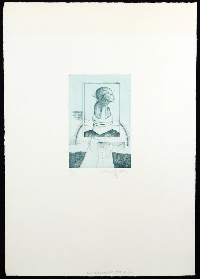 Surrealer Konstruktivismus, 1971. Franz Anatol WYSS (*1940 SUI), handsigniert - Bild 2 von 3