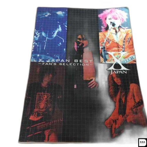 X Best Fan'S Selection Band Score Sheet Music Yoshiki Hide Toshi Pata