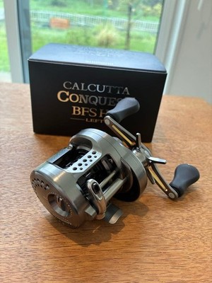 Shimano Calcutta Conquest BFS HG-L Baitcastrolle gebraucht JDM Japan
