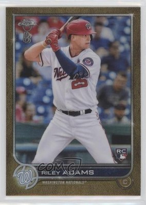 2022 Chrome Ben Baller Edition Gold Refractor 6/50 Riley Adams Rookie RC 0xh3