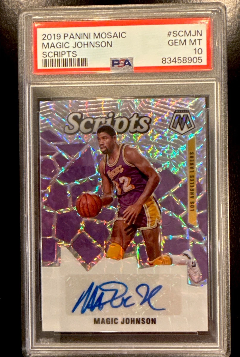 Magic Johnson Professional Sports Authenticator (PSA) Basketball