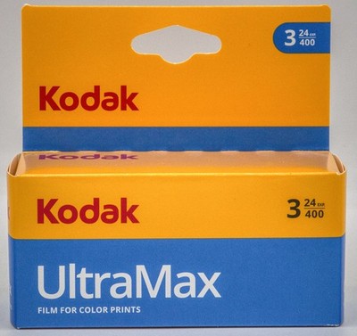 3 Farbfilme Kodak UltraMax 400 je 24 Aufnahmen