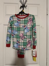 Disney Stitch  Angel 2 Piece Christmas Pajamas, Size 8 NWT