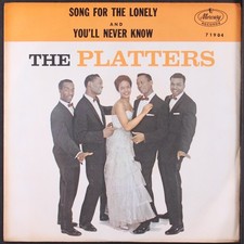 PLATTERS: song for the lonely / you'll never know MERCURY 7" Single 45 RPM