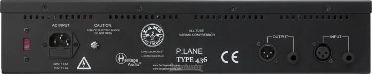 Heritage Audio LANG P.Lane Type 436 Tube Compressor - Image 2 of 2