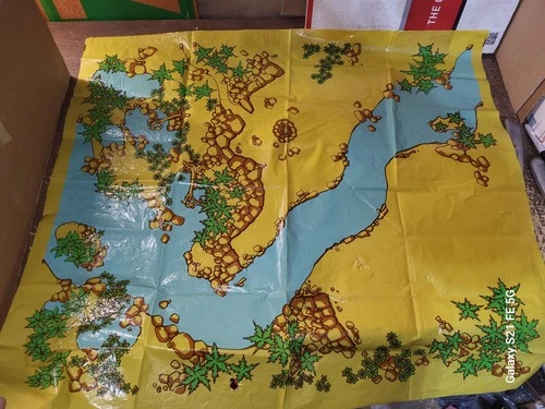 Marx Vintage Prehistoric Dinosaur Mountain 1 Million BC Play Mat