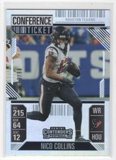 #41 Nico Collins 2024 Contenders Conference Ticket 10/99 Texans