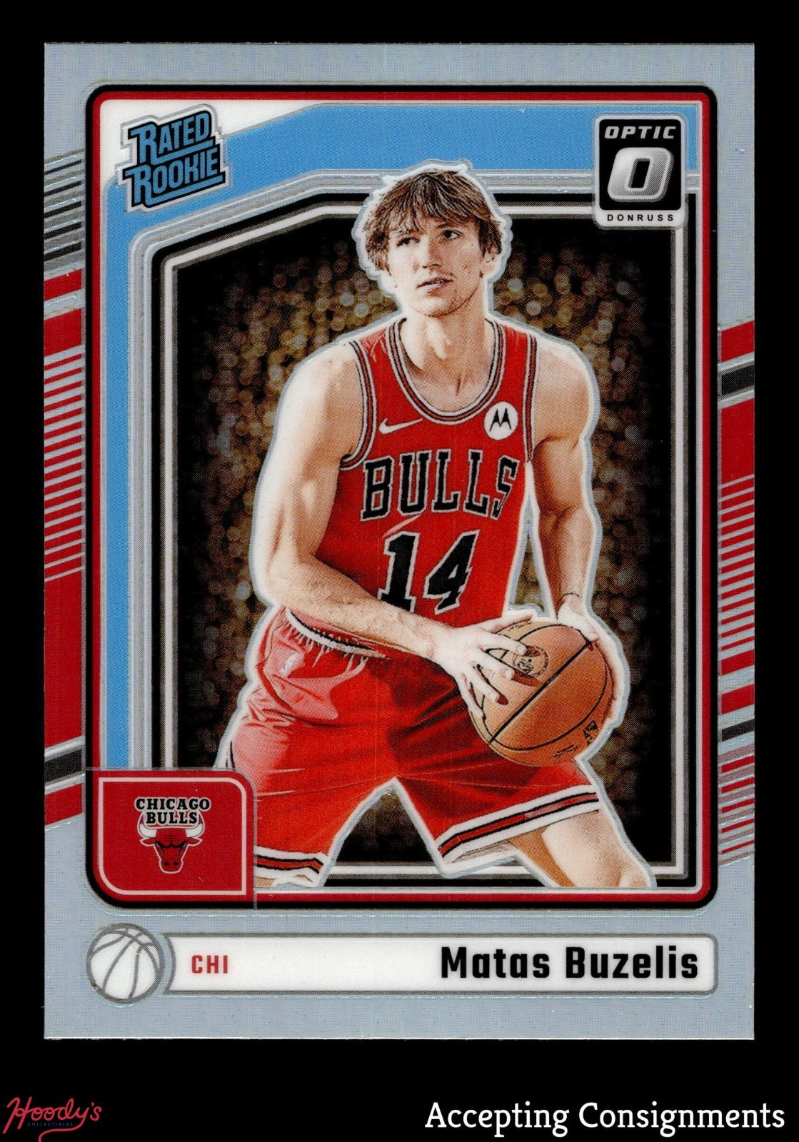 2024-25 Donruss Optic Holo Silver #271 Matas Buzelis RATED ROOKIE RC BULLS