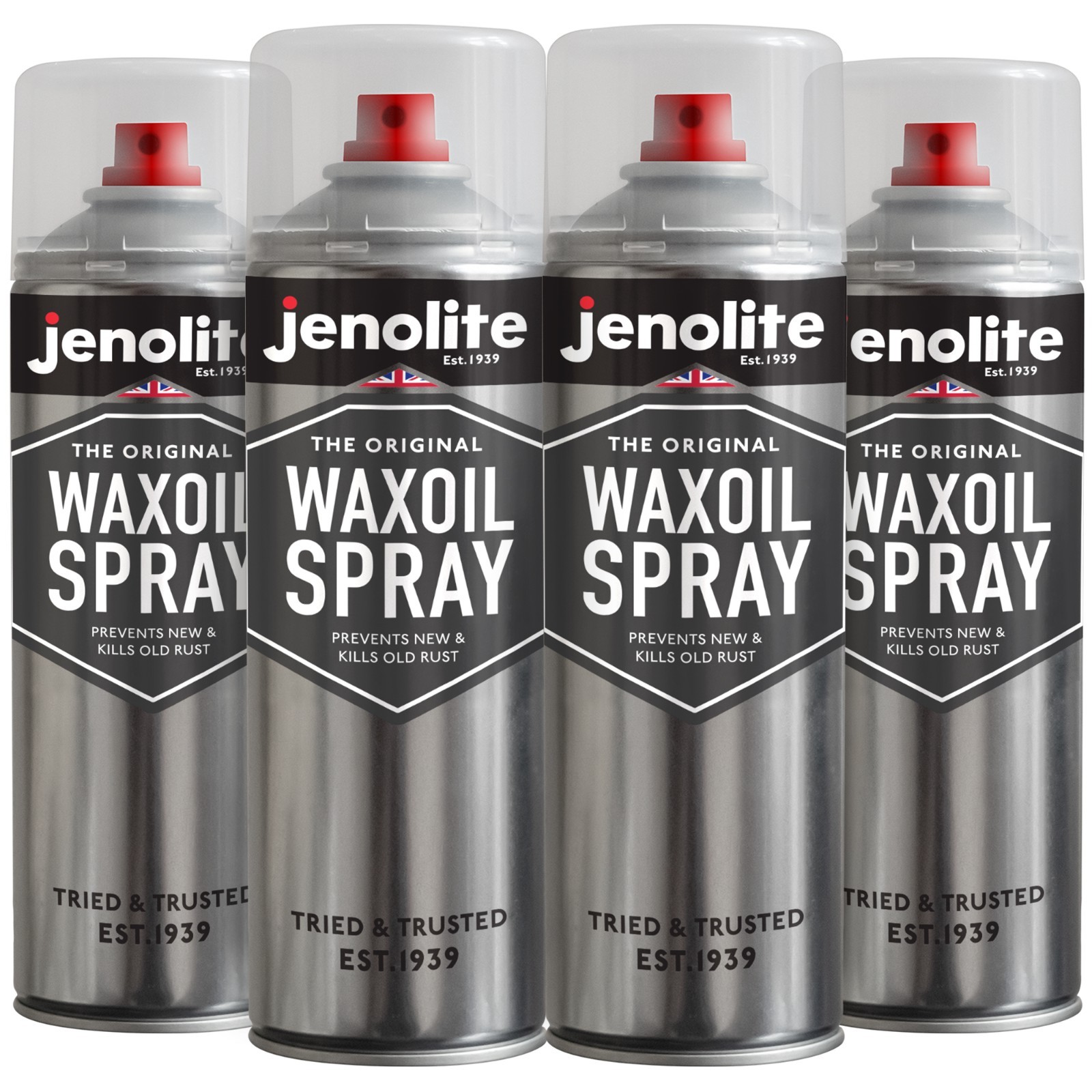 Jenolite Wax Oil Spray - 4 x 500ml - Aerosol