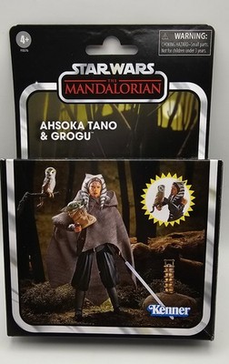 Star Wars Mandalorian Ashoka Tano Grogu The Vintage Collection Action Figure