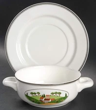 Villeroy & Boch Design Naif Cream Soup & Saucer 1209486