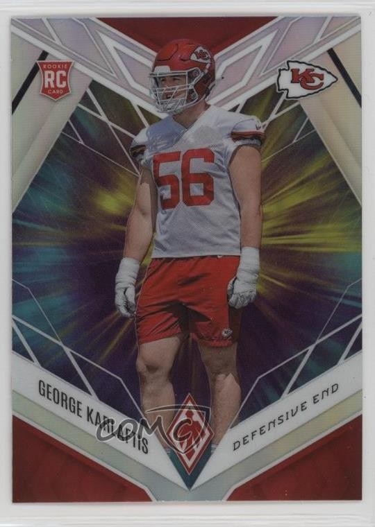 2022 Panini Phoenix Rookies Color Burst George Karlaftis #170 Rookie RC 0rd2