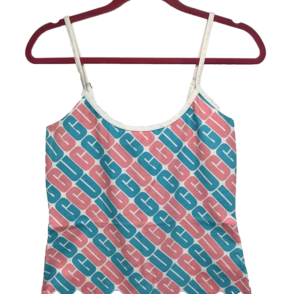 BODY UGG ORGULLO ADKIN DE UNA PIEZA ROSA AZUL LOGO ALGODÓN ORGÁNICO TALLA MEDIANA Foto 3 de 4