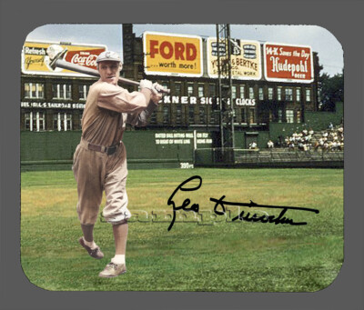 Leo Durocher Cincinnati Reds Facsimile Autographed Mouse Pad Item#8215