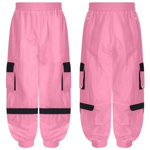 Kids Girls Trousers Casual Pants Jogger Sweatpants Loose Tracksuit Fitness - Picture 25 of 51