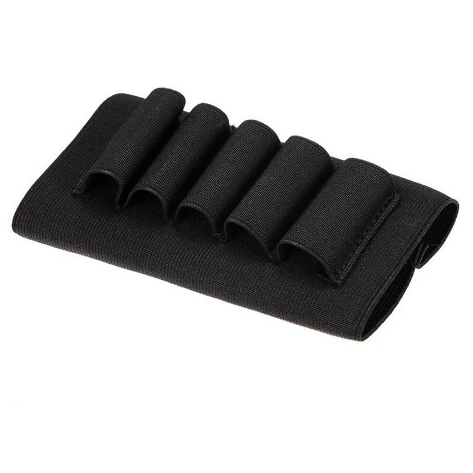 5 Round Shotgun Buttstock Shell Holder Ammo Tactical Holster for 12 or 20 Gauge - Image 4 of 4