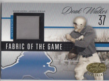 2006 Leaf Certified Materials Fabric of the Game Jersey Doak Walker /15  *S282