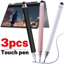 2 in 1 Stylus All Capacitive Touch Screen Universal Pen for Cell Phone Tablet