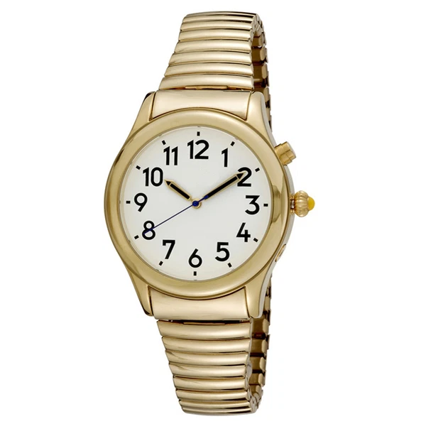 Talking wrist watches for visually impaired new arrivals