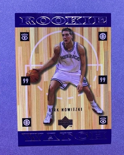 DIRK NOWITZKI Dallas Mavericks 1998-99 Upper Deck SP Basketball ROOKIE Card 320