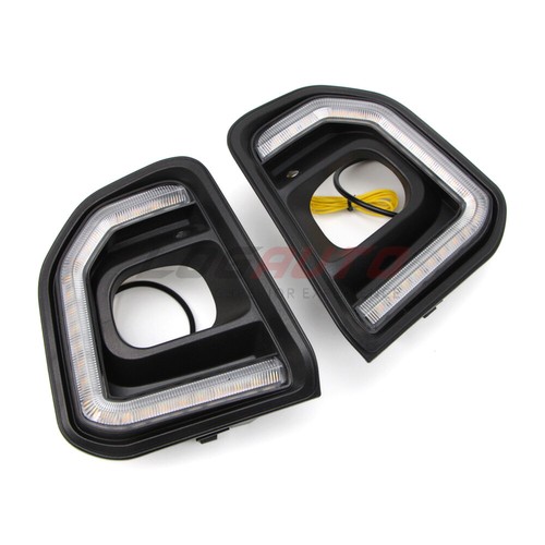 For Ford Everest U704 2022 23+ LED Fog Lamp Cover DRL Driving Daylight With Turn - Picture 5 of 11