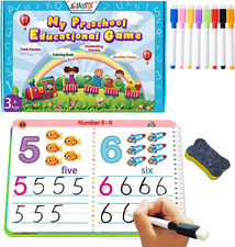 Preschool Learning Handwriting Workbook, Toddler Educational Activities for Kids