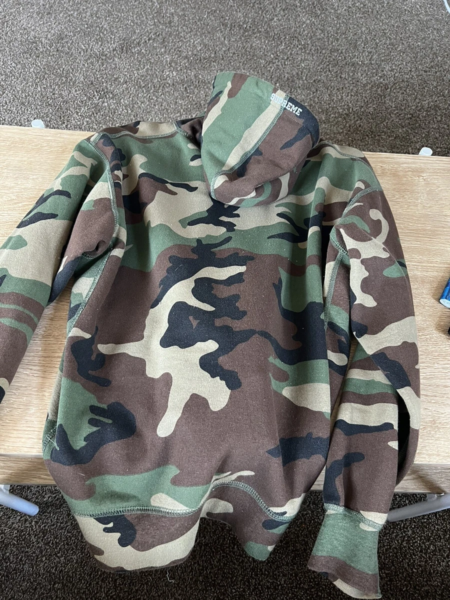 Supreme Box Logo Hooded Sweatshirt Camo