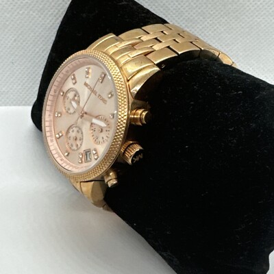 Michael Kors Ritz MK6077 Women\'s Rose Gold Analog Dial Quartz Wrist Watch JNA260 Michael Kors Ritz MK6077 Women main image 3