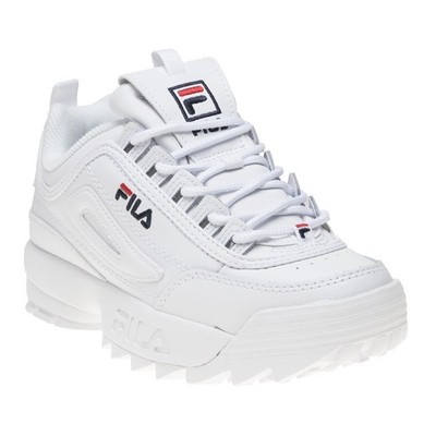 fila chunky white shoes
