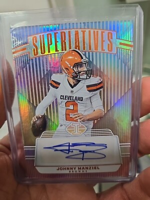 Johnny Manziel 2023 Panini Illusions Superiatives Auto #S-JML
