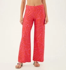 Trina Turk Trellis Swim Cover Up Fold Over Waist Pants Size M
