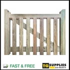 Solid Wooden Handmade Pedestrian Garden Entrance Jackson Gate |  Treated Timber