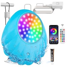 33LED Submersible Pool Lights for Underwater Pool Fountain IP68 with App Remote