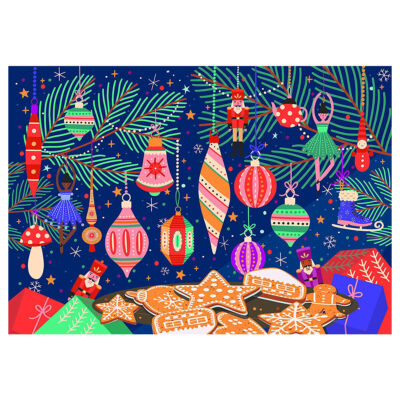 Sugar & Spice Bauble Puzzle - 200 Piece Christmas Jigsaw In Ornament-Shaped Gift Box - View #5