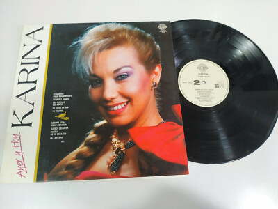 Karina Ayer y Hoy 1989 Perfil Edicion España - LP 12'' Vinilo VG/VG