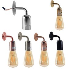 Vintage Retro Industrial Metal Sconces Wall Light Back box Conduit Fixture