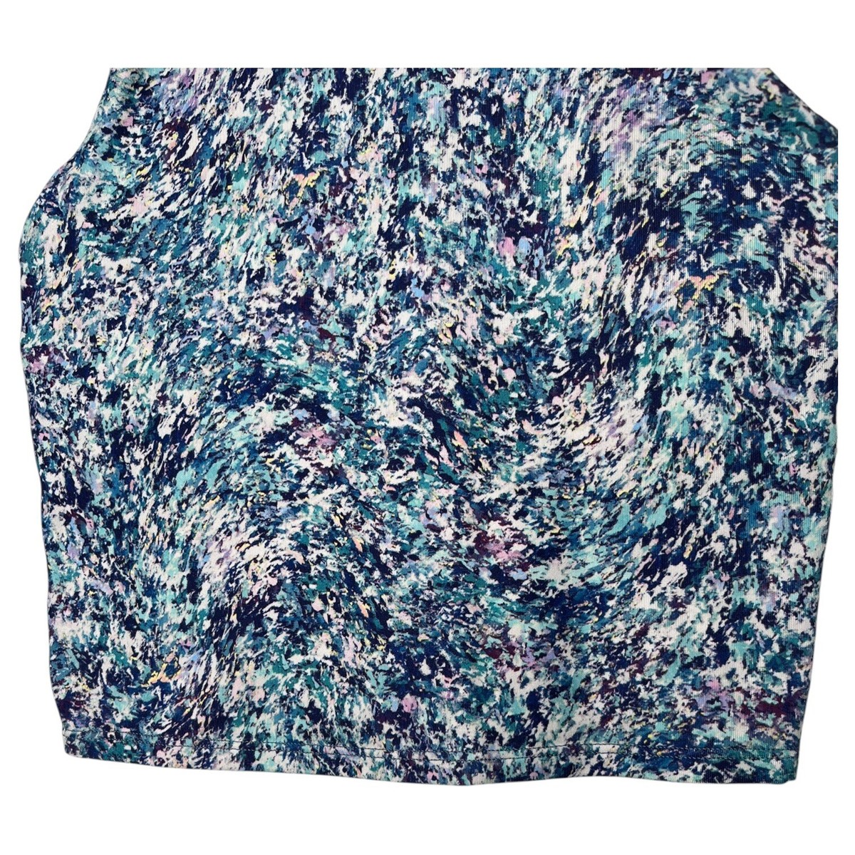 Débardeur Sport Cropped Athleta Girl Rayé Bleu Gris - Taille XS/6 - Occasion Très Bon état