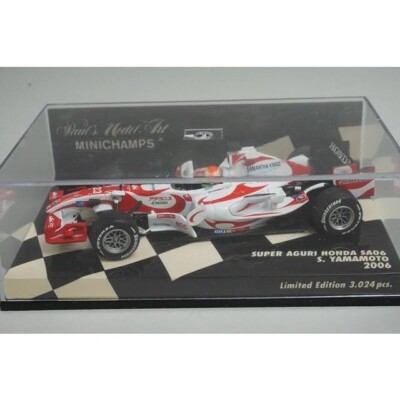 1:43 MINICHAMPS 400060223 SUPER AGURI HONDA SA06 Sakon Yamamoto
