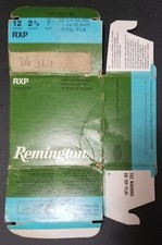 REMINGTON RXP Target Load EMPTY Shotgun Shell BOXES 7.5 Shot DUPONT Made In USA