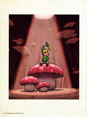 The Legend Of Zelda 9''x12'' Pinup Art Print Poster - THE MINISH CAP GAME ART